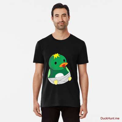 Baby duck Black Premium T-Shirt (Front printed) image
