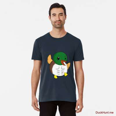 Super duck Navy Premium T-Shirt (Front printed) image
