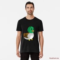 Normal Duck Black Premium T-Shirt (Front printed)