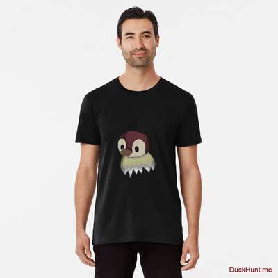 Ghost Duck (fogless) Black Premium T-Shirt (Front printed) image