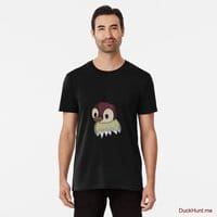 Ghost Duck (fogless) Black Premium T-Shirt (Front printed)
