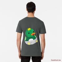 Baby duck Dark Grey Premium T-Shirt (Back printed)