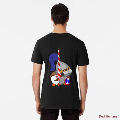 Armored Duck Black Premium T-Shirt (Back printed) image