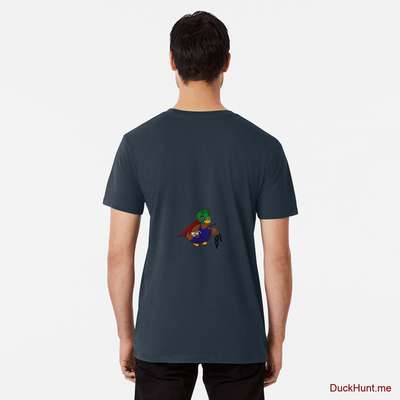 Dead DuckHunt Boss (smokeless) Navy Premium T-Shirt (Back printed) image