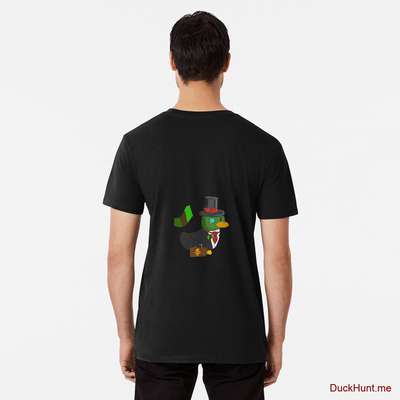 Golden Duck Black Premium T-Shirt (Back printed) image