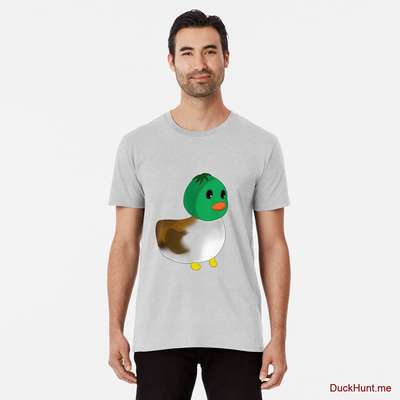 Normal Duck Heather Grey Premium T-Shirt (Front printed) image