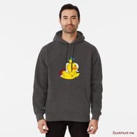 Royal Duck Charcoal Heather Pullover Hoodie (Front printed)