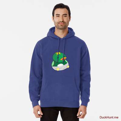 Baby duck Blue Pullover Hoodie (Front printed) image