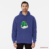 Baby duck Blue Pullover Hoodie (Front printed)