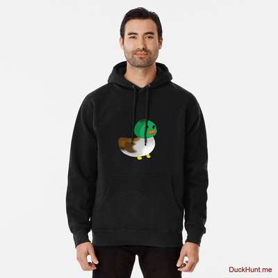 Normal Duck Black Pullover Hoodie (Front printed) image