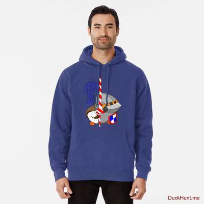 Armored Duck Blue Pullover Hoodie (Front printed) image