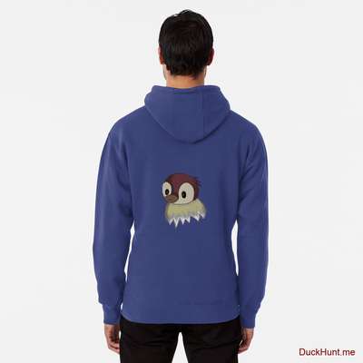Ghost Duck (fogless) Blue Pullover Hoodie (Back printed) image
