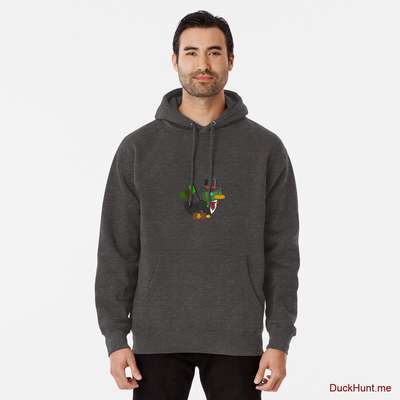 Golden Duck Charcoal Heather Pullover Hoodie (Front printed) image