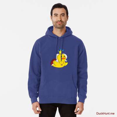 Royal Duck Blue Pullover Hoodie (Front printed) image