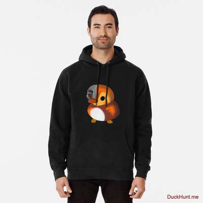 Mechanical Duck Black Pullover Hoodie (Front printed) image