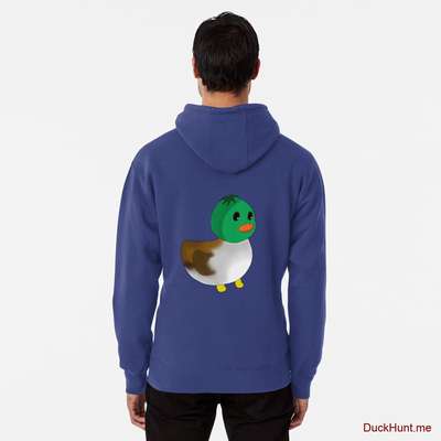 Normal Duck Blue Pullover Hoodie (Back printed) image