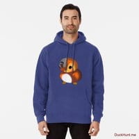 Mechanical Duck Blue Pullover Hoodie (Front printed)