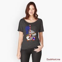 Armored Duck Charcoal Heather Relaxed Fit T-Shirt (Front printed)