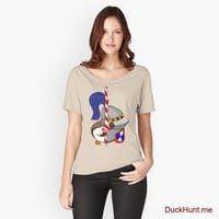 Armored Duck Creme Relaxed Fit T-Shirt (Front printed)