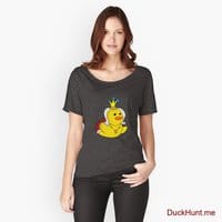 Royal Duck Charcoal Heather Relaxed Fit T-Shirt (Front printed)