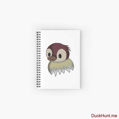 Ghost Duck (fogless) Spiral Notebook image
