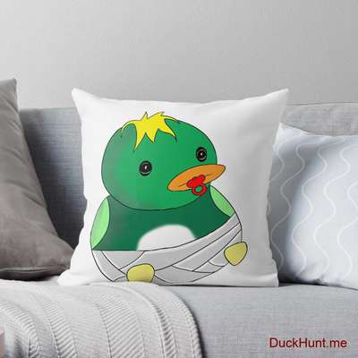 Baby duck Throw Pillow image