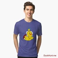 Royal Duck Royal Tri-blend T-Shirt (Front printed)