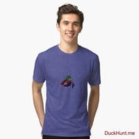 Dead DuckHunt Boss (smokeless) Royal Tri-blend T-Shirt (Front printed)