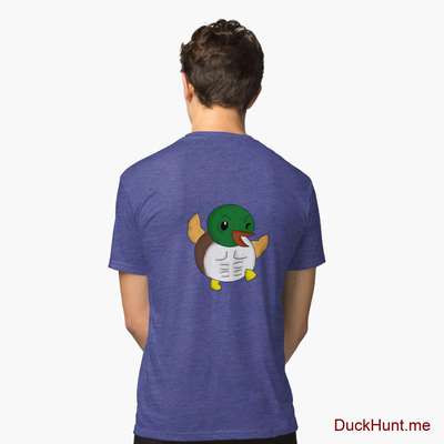 Super duck Royal Tri-blend T-Shirt (Back printed) image