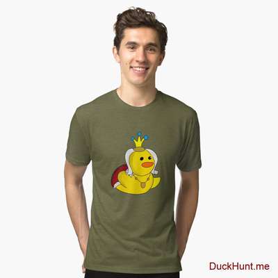 Royal Duck Green Tri-blend T-Shirt (Front printed) image