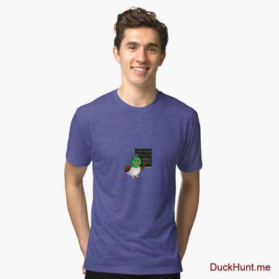 Prof Duck Royal Tri-blend T-Shirt (Front printed) image
