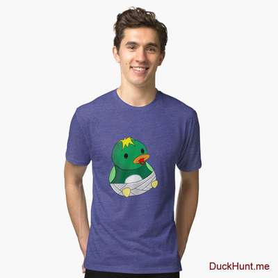 Baby duck Royal Tri-blend T-Shirt (Front printed) image