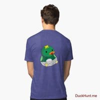 Baby duck Royal Tri-blend T-Shirt (Back printed)