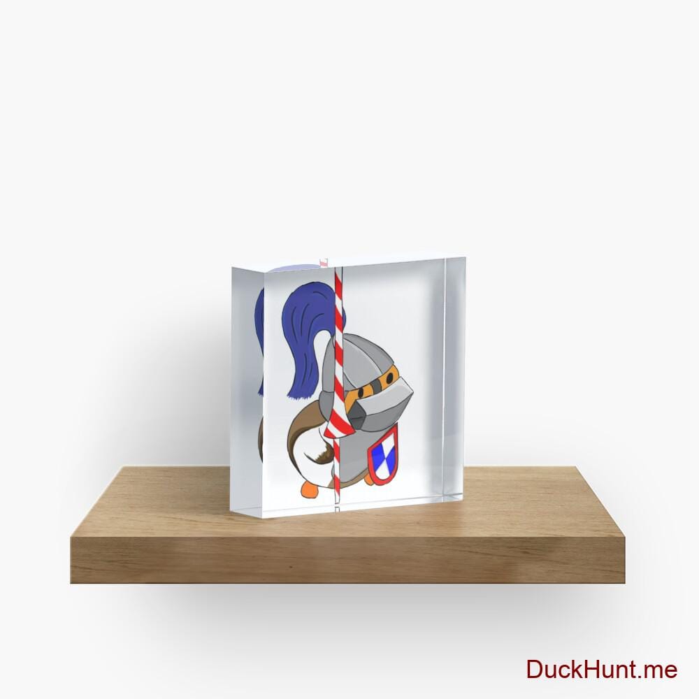 Armored Duck Acrylic Block