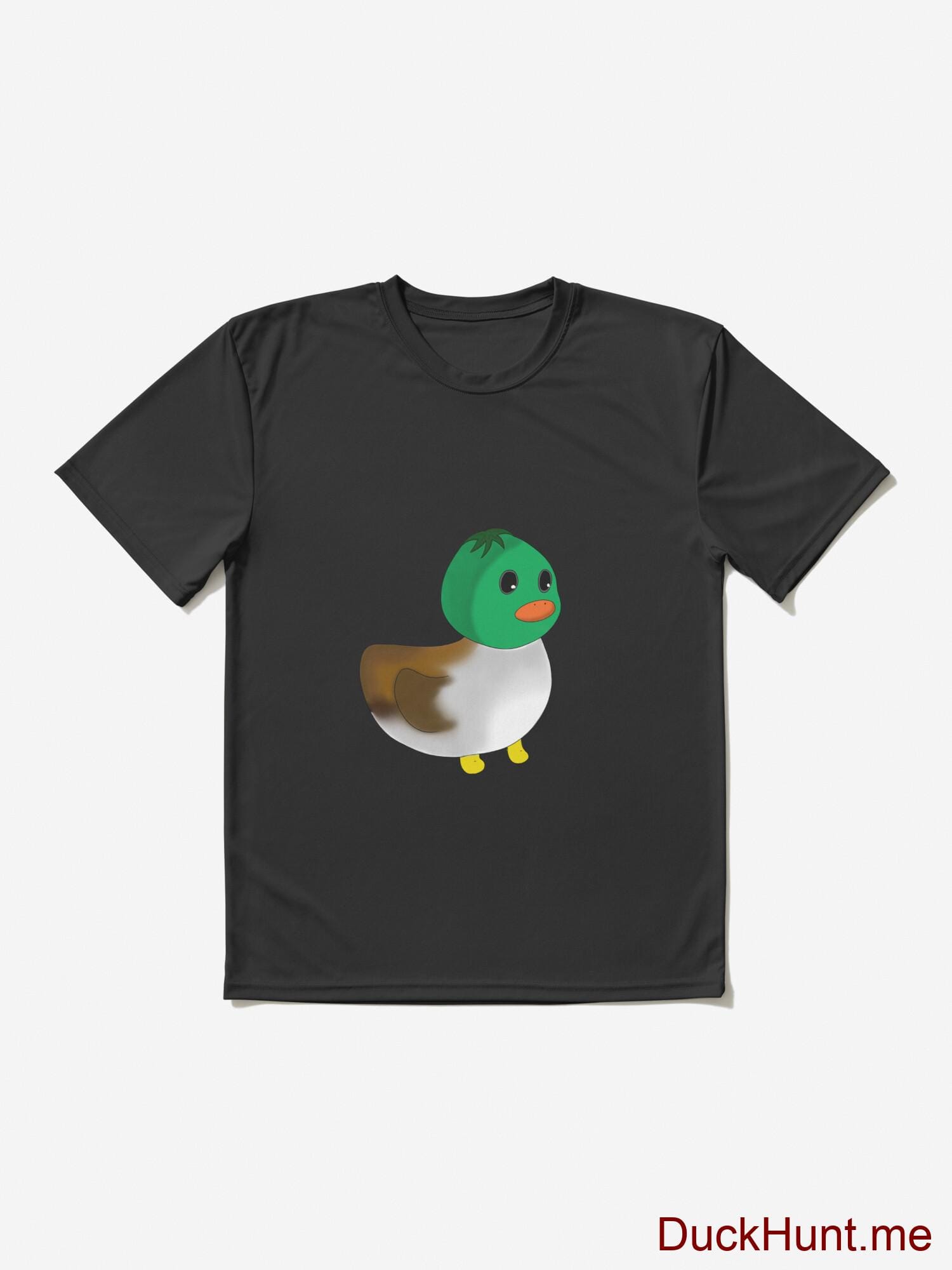 Normal Duck Black Active T-Shirt (Front printed) alternative image 2