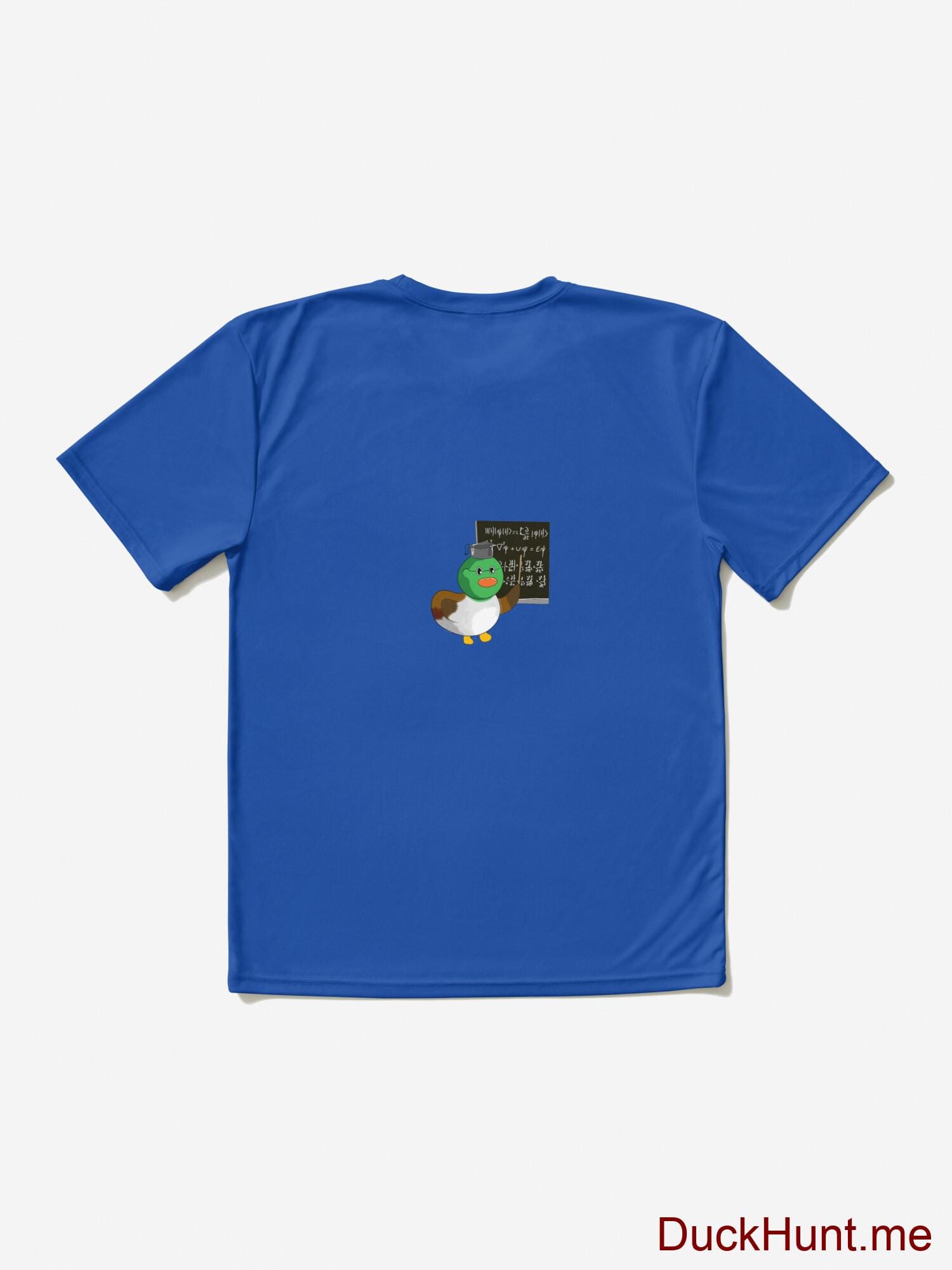 Prof Duck Royal Blue Active T-Shirt (Back printed) alternative image 1