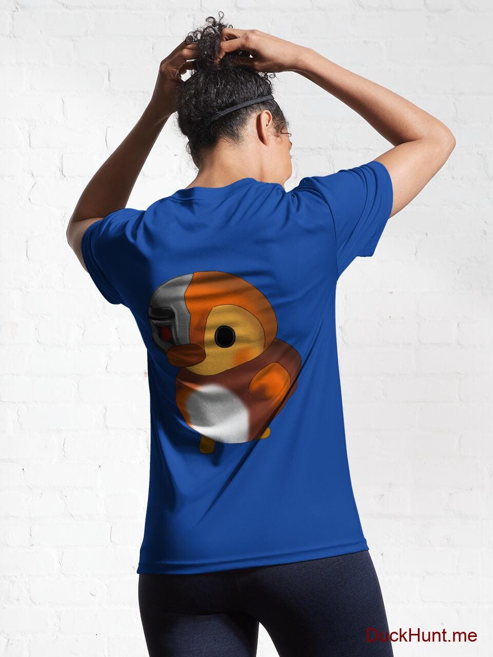 Mechanical Duck Royal Blue Active T-Shirt (Back printed) alternative image 5