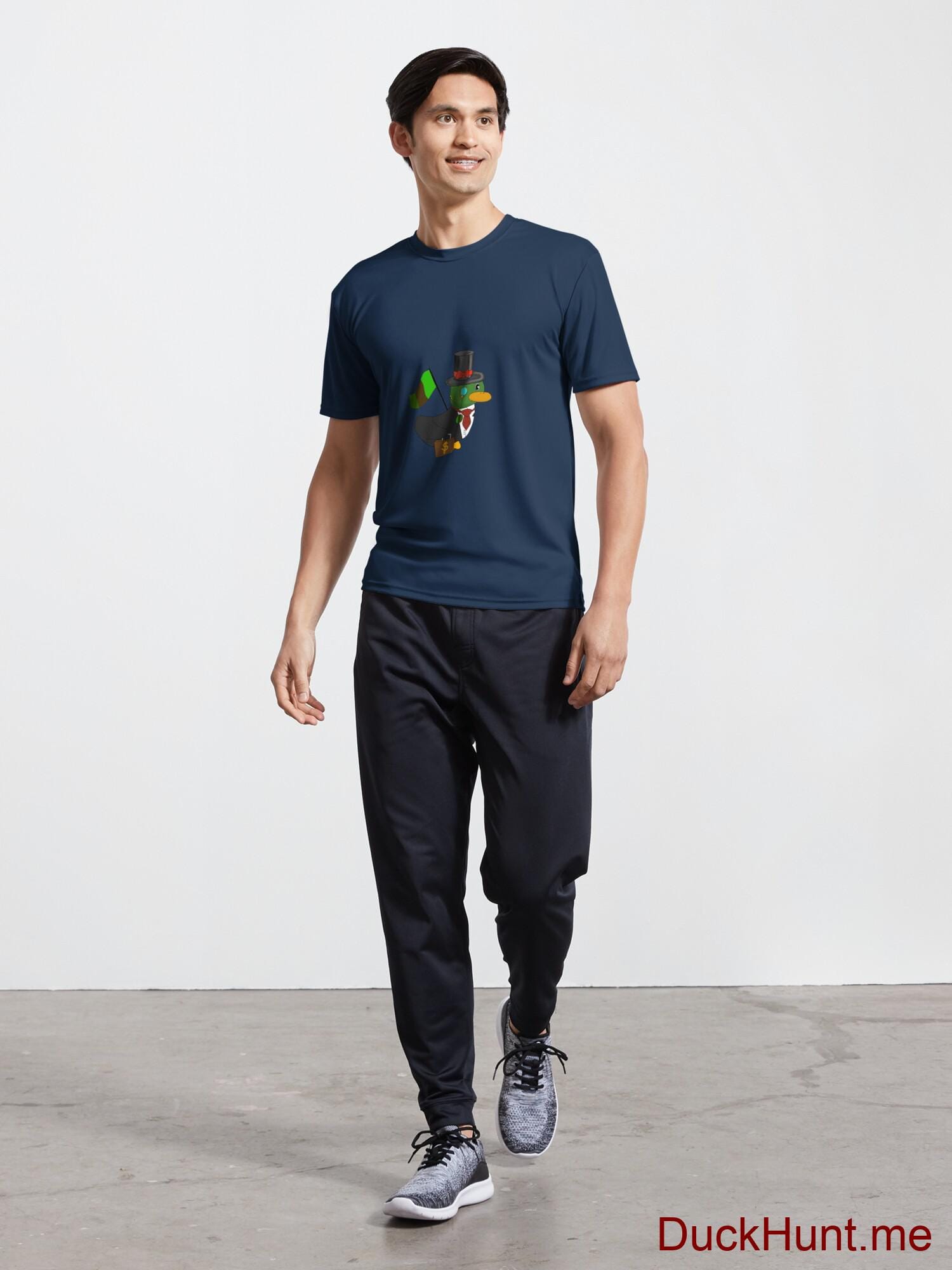 Golden Duck Navy Active T-Shirt (Front printed) alternative image 4
