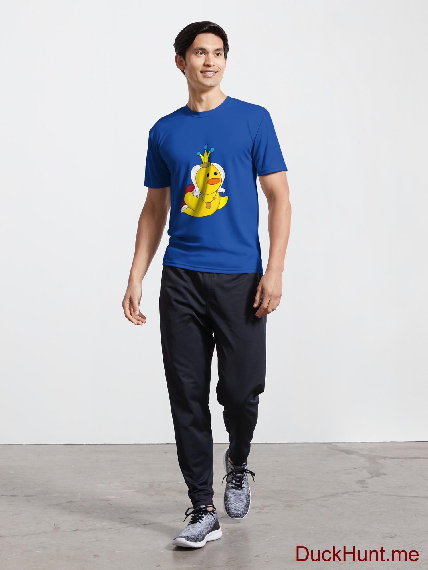 Royal Duck Royal Blue Active T-Shirt (Front printed) alternative image 4
