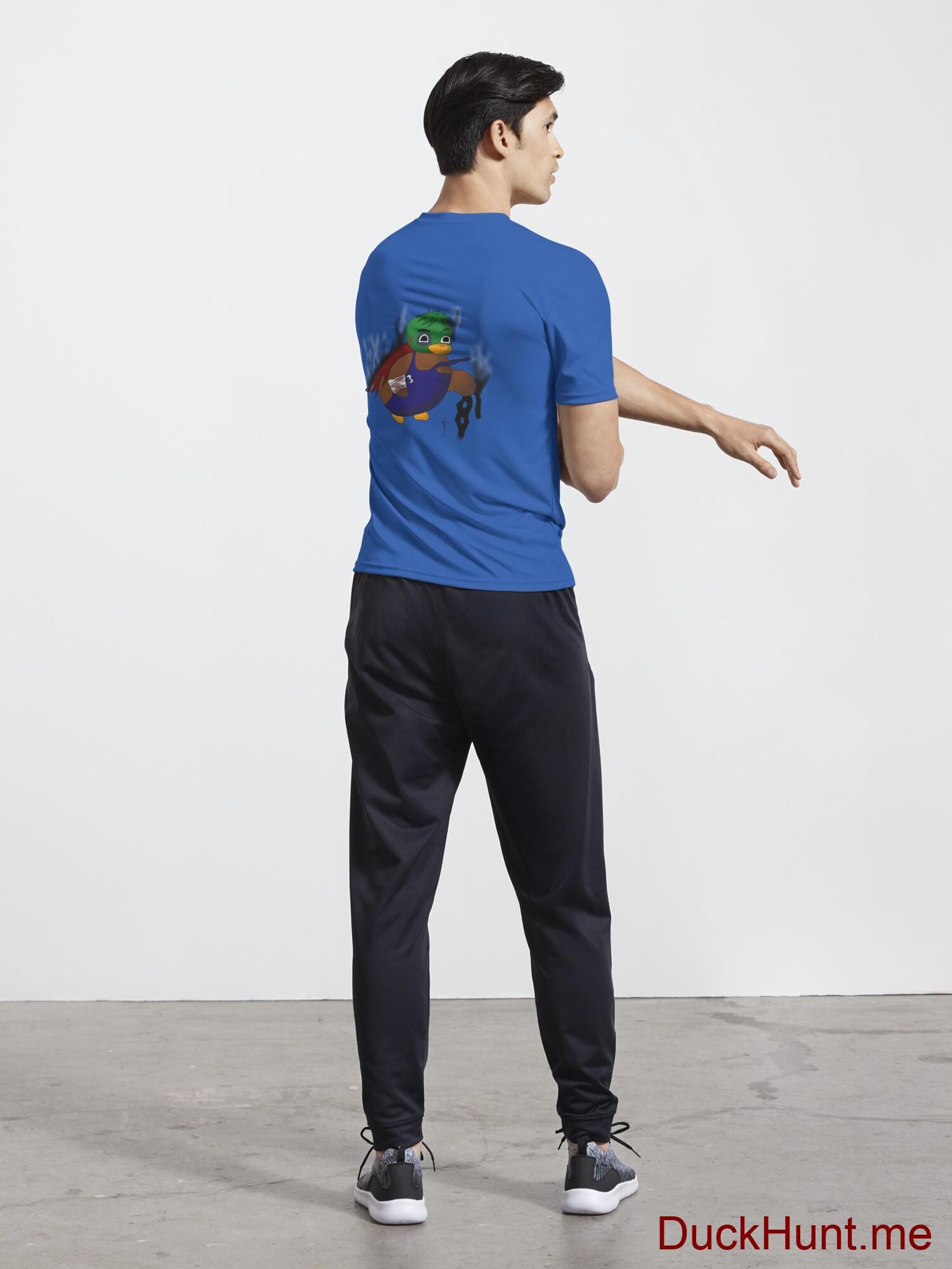 Dead Boss Duck (smoky) Royal Blue Active T-Shirt (Back printed) alternative image 4