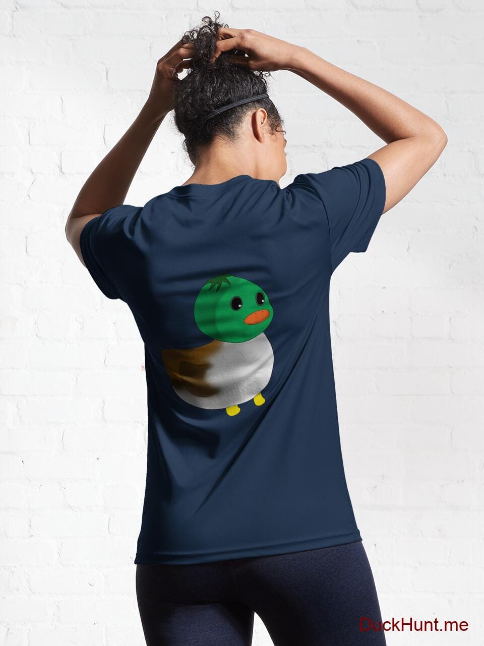 Normal Duck Navy Active T-Shirt (Back printed) alternative image 5