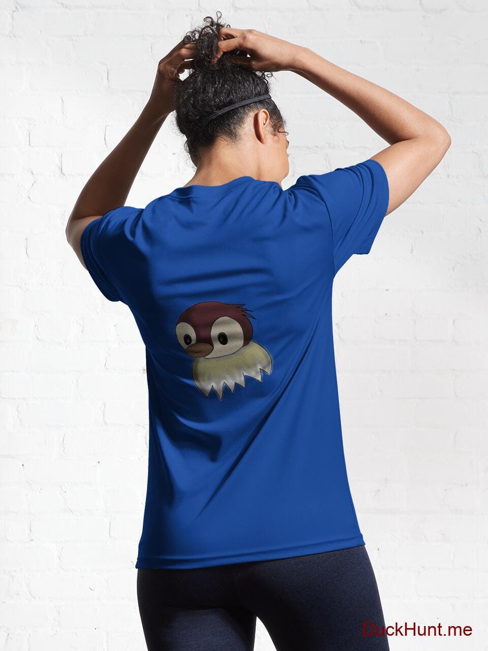 Ghost Duck (fogless) Royal Blue Active T-Shirt (Back printed) alternative image 5