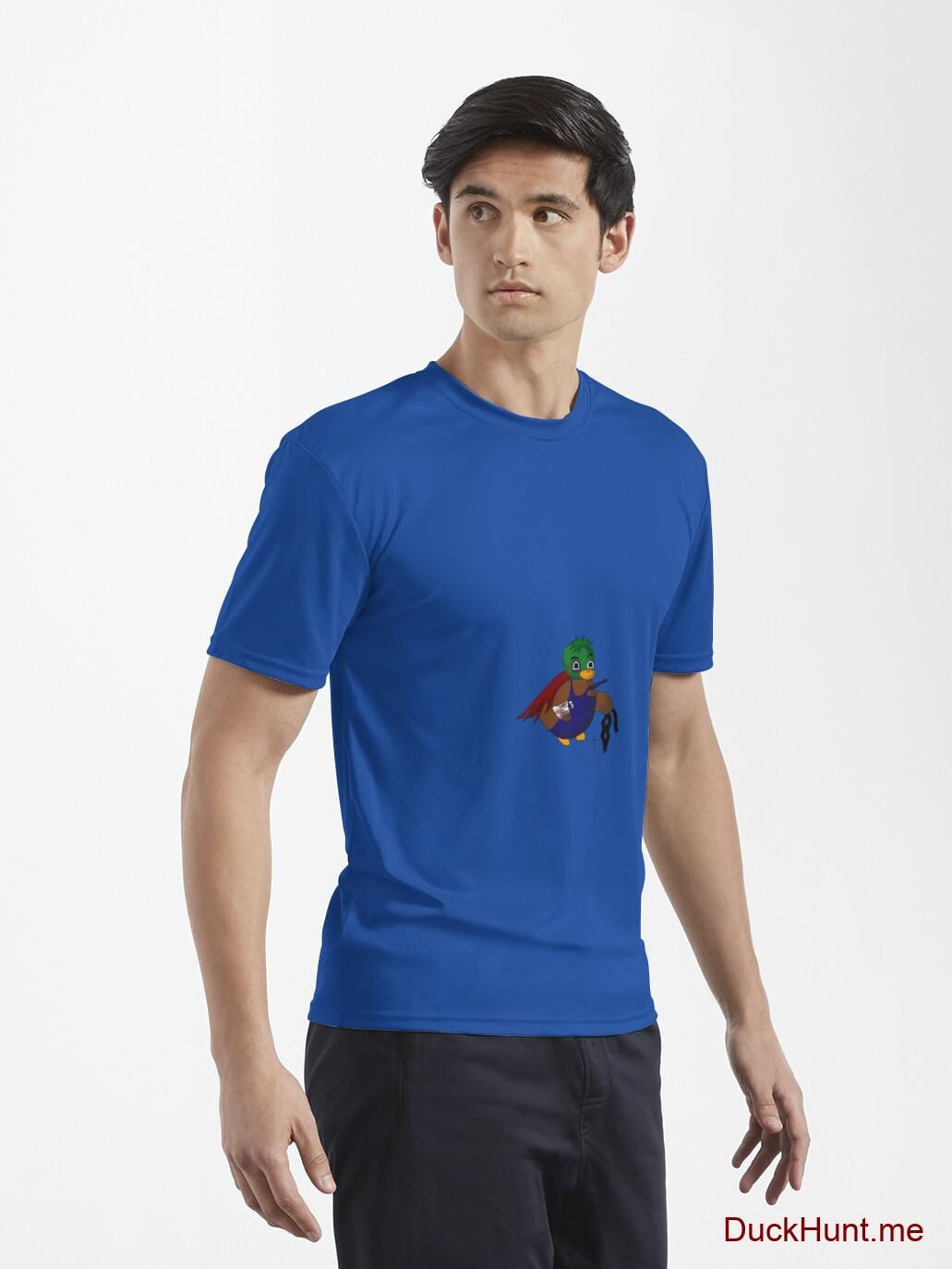 Dead DuckHunt Boss (smokeless) Royal Blue Active T-Shirt (Front printed) alternative image 6
