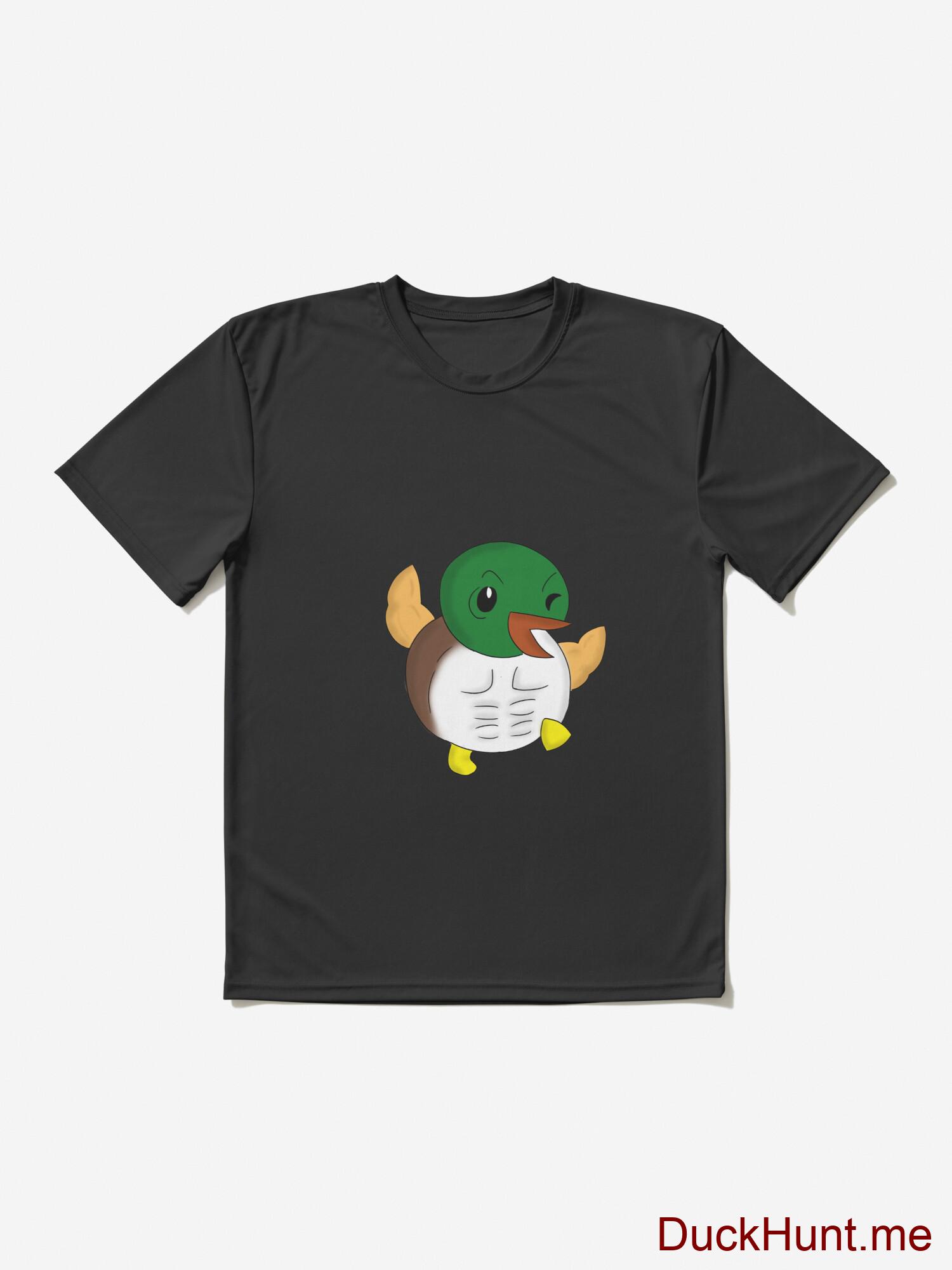 Super duck Black Active T-Shirt (Front printed) alternative image 2