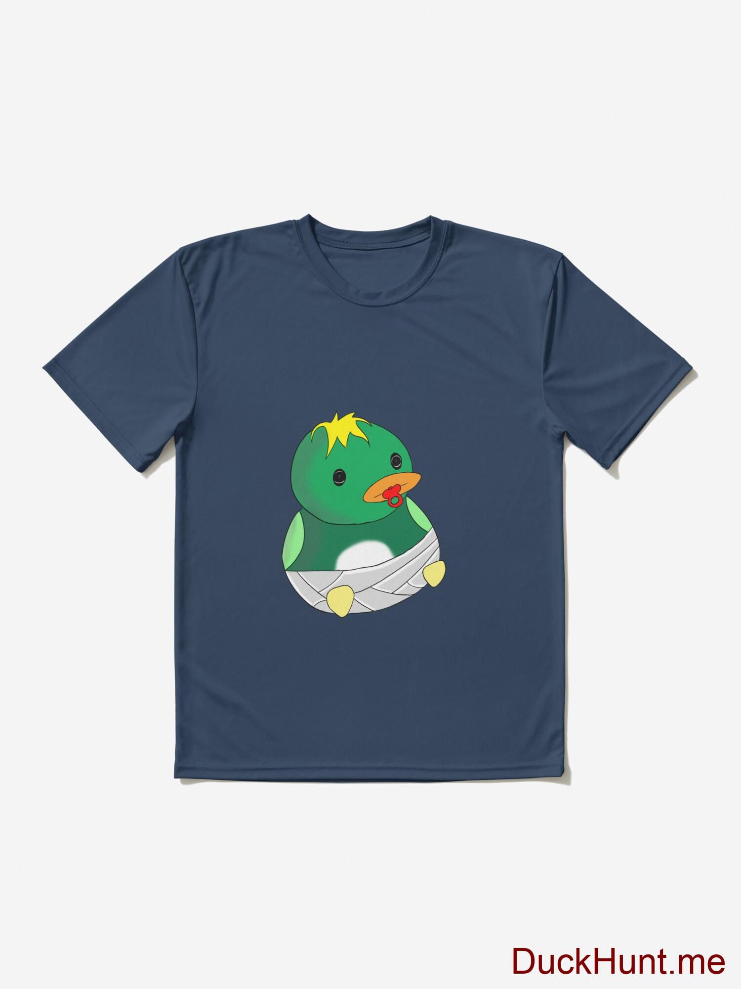 Baby duck Navy Active T-Shirt (Front printed) alternative image 2