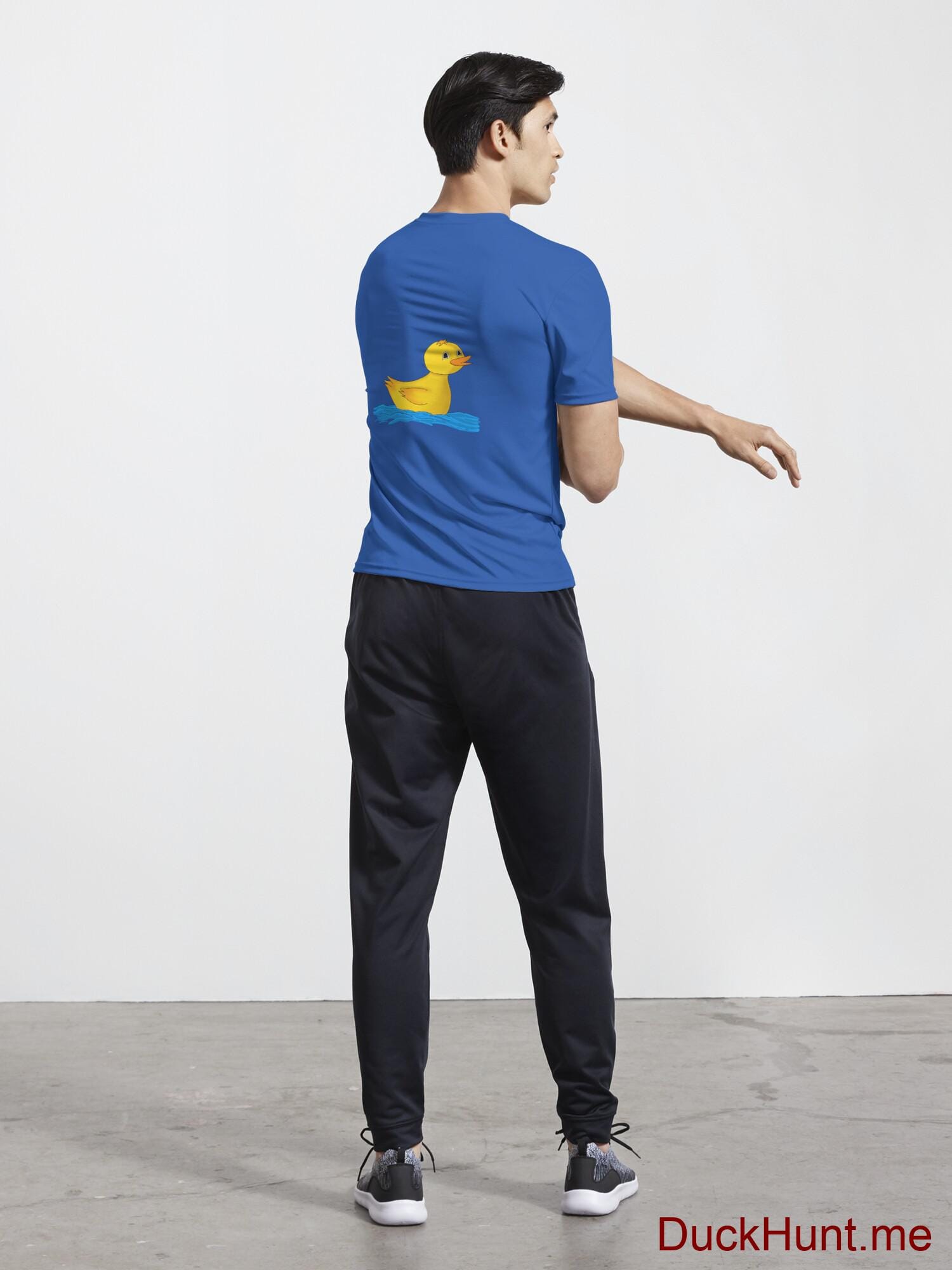 Plastic Duck Royal Blue Active T-Shirt (Back printed) alternative image 4