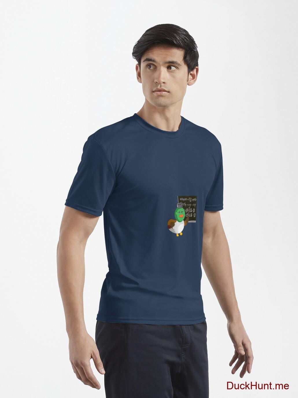 Prof Duck Navy Active T-Shirt (Front printed) alternative image 6