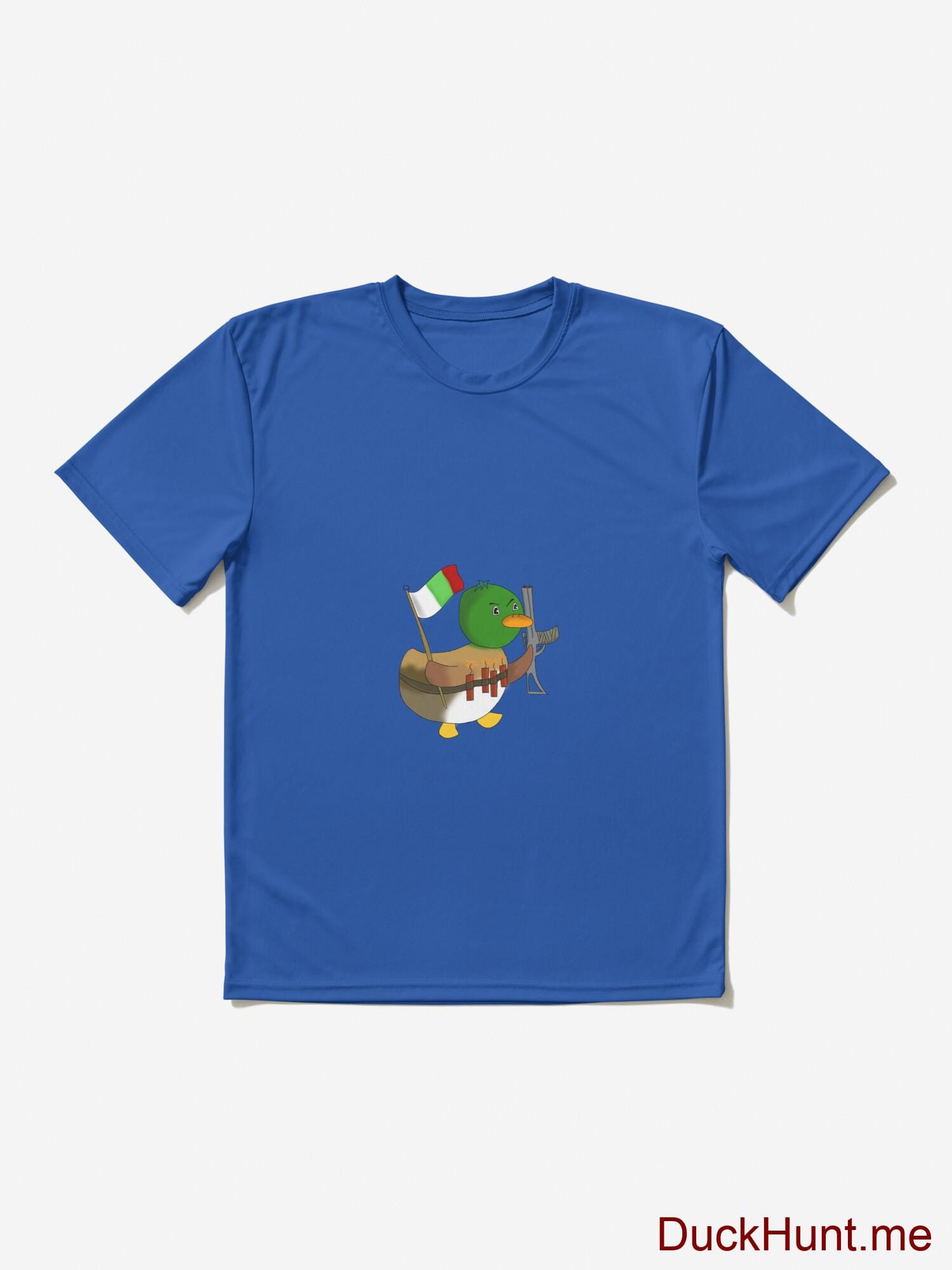 Kamikaze Duck Royal Blue Active T-Shirt (Front printed) alternative image 2