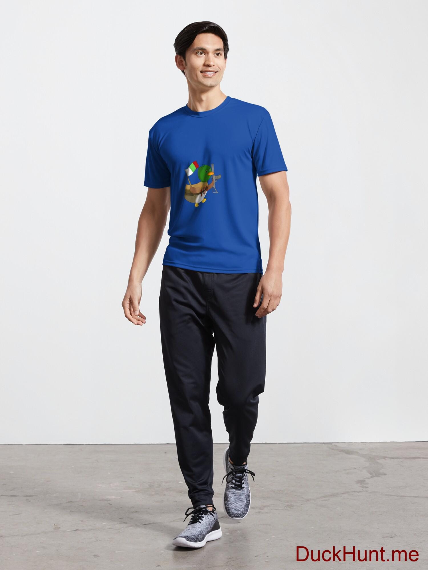 Kamikaze Duck Royal Blue Active T-Shirt (Front printed) alternative image 4