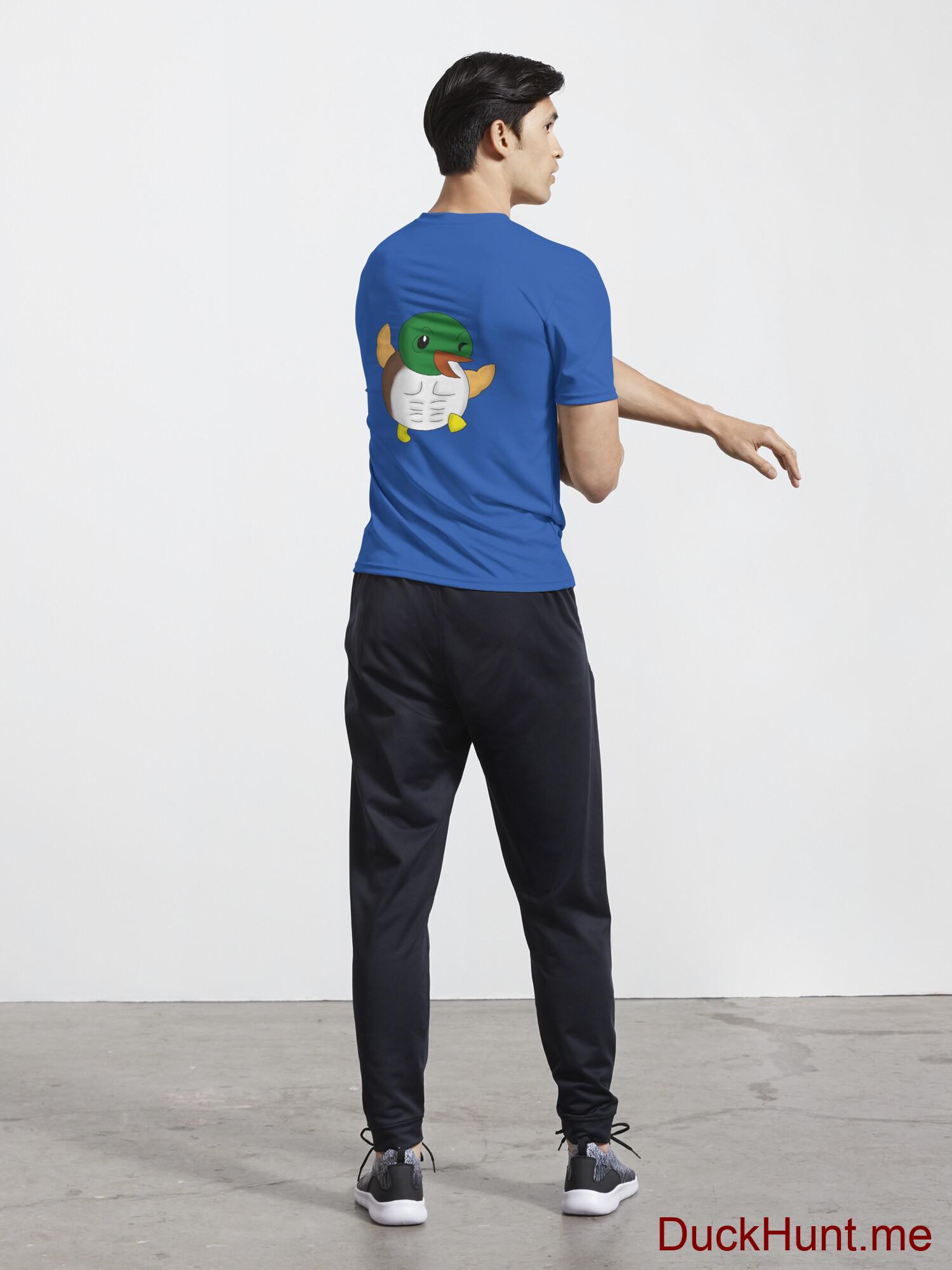 Super duck Royal Blue Active T-Shirt (Back printed) alternative image 4